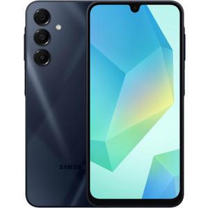 Samsung Galaxy A16 5G 128GB Cell Phone, Unlocked Android Smartphone, Large AMOLED Display, Durable Design, Super Fast Charging, Expandable Storage, US Version, 2025, Blue Black (Renewed)