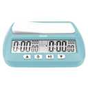 VINJOE Chess Clock Digital Chess Timer Professional for Board Games,Portable Digital Chess Clock & Game Timer with Basic,Bonus,Delay and Positive Time Features Best Gifts for Christmas (Blue)