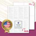 NextDayLabels - W-2 4-Up Employee Tax Forms, Instructions on Back" for 2025, for Laser/Inkjet Printer. Compatible with QuickBooks and Accounting Software ETC. (Pack of 100 Sheets)
