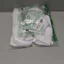 Grip Pilates Socks for Women, Yoga Slouch Socks with Grip for Barre Workout Hospital Long Scrunch Slipper Socks (3 Pairs White) 6-10 Size