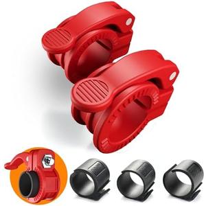 ZY-HUAN Mini Pro Barbell Clips 1 inch I Multi-Size Adjustable Barbell Collar I 1 inch Barbell ClampsIQuick Release Weight Clips Pair of Locking for Dumbbell Bar