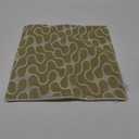 Yangest Beige Square Throw Pillow Cover Wavy Velvet Cushion Cover Modern Zippered Pillowcase for Sofa Couch Bedroom Living Room Chair, 18 x 18 Inch (18" x 18" (Pack of 1))