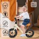 Bobike Toddler Balance Bike Toys for 2 to 5 Year Old Girls Boys Adjustable Seat and Handlebar No-Pedal Training Bike Best Gifts for Kids