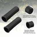 Rubber Handles for Wheelbarrow, 8-42mm Inner Diameter Wheelbarrow Handles Fit Most Wheelbarrows/Garden Cart, Non Slip & Shock Absorbing Handle Grips Replacement(122 x 40mm)
