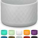 Silicone Boot for Owala Water Bottle 32 oz, Anti-Slip Protective Sleeve for FreeSip/Twist/Flip Stainless Steel Water Bottles, Bottom Cover for Owala Accessories, BPA Free, Dishwasher Safe (Milky Gray)