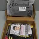 Kaneles Mullet Wigs for Men 70s 80s Costumes Mens Brown Fancy Party Accessory Cosplay Hair Wig