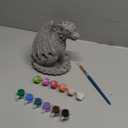 MindWare Paint Your Own Stone Dragon, Outdoor Garden Fantasy Decor, DIY Craft Kit for Ages 8+