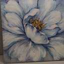 TAR TAR STUDIO Abstract Flower Canvas Wall Art: Floral Blooms Artwork Hand Painted Painting on Canvas for Living Room Blossom, 30"L x 30"W