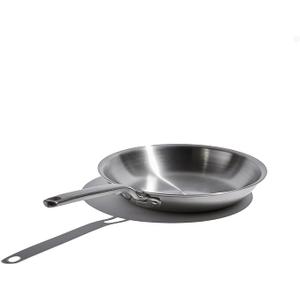 Frying Pan Stainless Steel 10.5 inch Frying Pan | Made in USA | 5-Ply Fully Clad Stainless Steel | Stay Cool Handle Design | Induction Ready & Non-Toxic