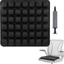 Kimburg 3D Inflatable Seat Cushion, Pressure Relief Design, Protect Lumbar Spine, Portable Travel Seat Cushion Wheelchair Pad for Car Seat, Office Chair, Wheelchair, Stadium (Basic Version)