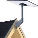 Gen 3 Mount for Starlink, Rustproof & Weatherproof Adjustable Wall/Roof/Pole Mounting Kit, Compatible with Starlink Standard V3 / 4 / 4X Antenna, Grey (Gray)
