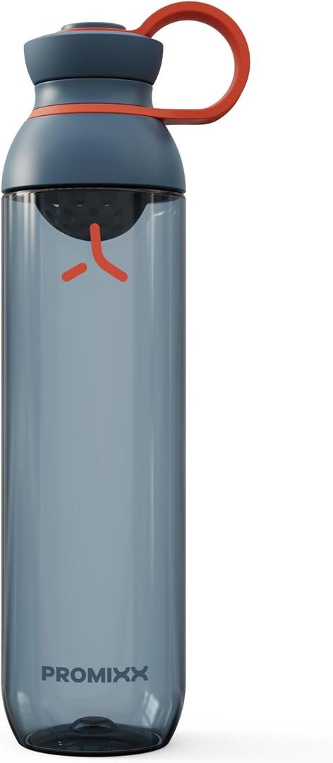 Promixx FORM Water Bottle - Premium Large Water Bottles for Hydration, Infusions and Supplements - Lifetime Durability, Leakproof Water Bottle BPA Free - 26oz / 760ml (Midnight Blue)