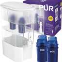 PUR Water Filter Dispenser XL 44-Cup with 2 Genuine PUR Filters, 44-Cup Capacity, 2-in-1 Powerful, Faster Filtration, Dishwasher Safe, (PDI4000Z)