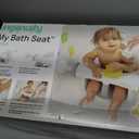 Ingenuity My Bath Seat for Sit-Up Baby Bathing, Sure & Secure Suction Cups, ASTM Safety Tested & Approved, Backrest for Assisted Sitting, Easy Setup & Storage, Gray