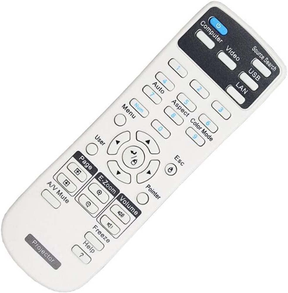General Replacement Remote Control Fit For PowerLite X36+ 420 425W 430 435W 470 475W 480 485W S11 X12 X15 520 525W 530 535W 570 575W 580 585W 955W 965 156609000 162636600 215572100 For Epson Projector