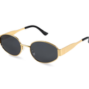 livho 2025 Trendy Oval Sunglasses - Stylish Polarized Shades for Everyday - Retro Metal Frames