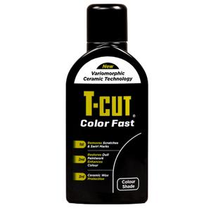 T-Cut Color Fast Black Polish, Car Scratch Remover & Paintwork Restorer, 17 Fl Oz 3-In-1 Removes Scratches & Swirls, Restores Color & Protects Paint with Ceramic Wax