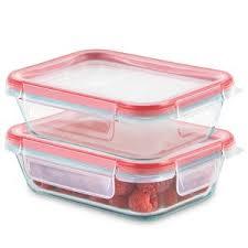 Pyrex 2 Pack Glass Storage Containers With Lid
