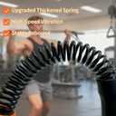 Ropeless Battle Ropes Weighted 2 Pack Portable Cordless Battle Ropes for HIIT & Cardio Full-Body Workout Tool with Non-Slip Spiral Handles, Travel-Friendly Home Gym Equipment for Women & Men