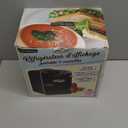 Nostalgia Retro Mini Fridge and Heater - 6-Can Capacity, 12-Volt Power Adapter, Carry Handle and Display Window - Perfect for Home, Office, Car, or Dorm Room - Black