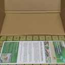 1" Rockwool Cubes for Hydroponics - (200 Plugs in Total) 4 Sheets Rockwool Grow Cubes for Rooting, Cuttings, Clone Plants, Starting Seeds, Ideal Rockwool for Hydroponic Growing