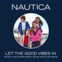 Nautica Girls' School Uniform Pleated Pull-on Scooter Skirt with Undershorts, Knit Waistband & Functional Pockets (Blue, M)