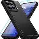 for Moto G Power 2025 Case with Screen Protection: Heavy Duty Protective Shockproof and Scratch Proof Cell Phone case for Motorola Moto G Power 2025-Black