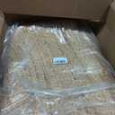 7 Feet Jute Hand Woven Area Rug, Reversible, Round, Solid Farmhouse Design, Natural Fiber, for High Traffic Areas, Bedroom, Living Room, Dining Room, Hallway, Office, Kitchen, Entryway