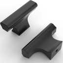 Asidrama 20 Pack Matte Black Kitchen Cabinet Knobs Dresser Knobs Drawer Knobs Single Hole Cabinet T Bar Pull Handles for Kitchen Wardrobe Cupboard