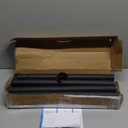 Closet Rods for Hanging Clothes, 17 to 129 Inches Stepless Adjustable Metal Closet Rod, 1.3 Inches Heavy Duty Clothes Hanging Rod for Closet Wardrobes Laundry RV, Black