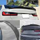 Rear Spoiler Fit for 2019-2025 BMW G20 & G80 M3 330i 330e M340i, Glossy Black Tail Trunk Lip Wing Sporty Appearance PSM Style