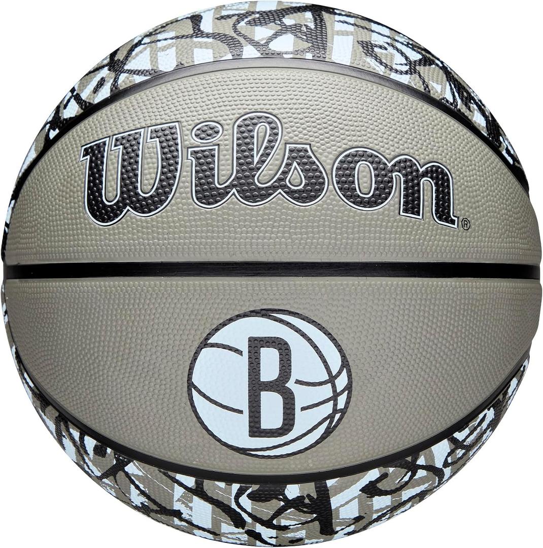 WILSON NBA Team Graffiti Basketballs, Size 7
