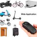 Wsdcam 113dB Bike Alarm Wireless Vibration Motion Sensor Waterproof Motorcycle Alarm with Remote