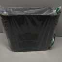 rejomiik Small Trash Can, 3.5 Gallon Slim Garbage Can Plastic Waste Basket with Handles Container Bin for Narrow Spaces Bathroom, Bedroom, Kitchen, Office at Home, Black (1 pack)