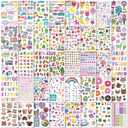 Fashion Angels 1000+ Ridiculously Cute Stickers for Kids - Fun Craft Stickers for Scrapbooks, Planners, Gifts and Rewards, 40-Page Sticker Book for Kids Ages 6+ and Up