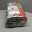 U'Artlines 8x10ft Vintage Floral Area Rug Machine Washable Ultra Soft Low Pile Non Slip Non Shedding Accent Floor Carpet for Living Room, Bedroom, Dining Room, Office (Green)