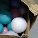 LANGXUN 100 Soft Plastic Ball Pit Balls for Kids, Gift for Baby Toddler Birthday Christmas, Ball Pit Play Tent, Baby Kiddie Pool Water Toys, Party Decoration, 2.2"