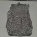 KOOLTAIL Dog Sweater for Large Medium Small Dogs, Fall Dog Sweaters, Turtleneck Cable Knitwear Pet Cold Weather Coats with Leash Hole, Warm Winter Pullover Clothes for Bulldog, Yorkie,Boy Girl,Grey, Size L