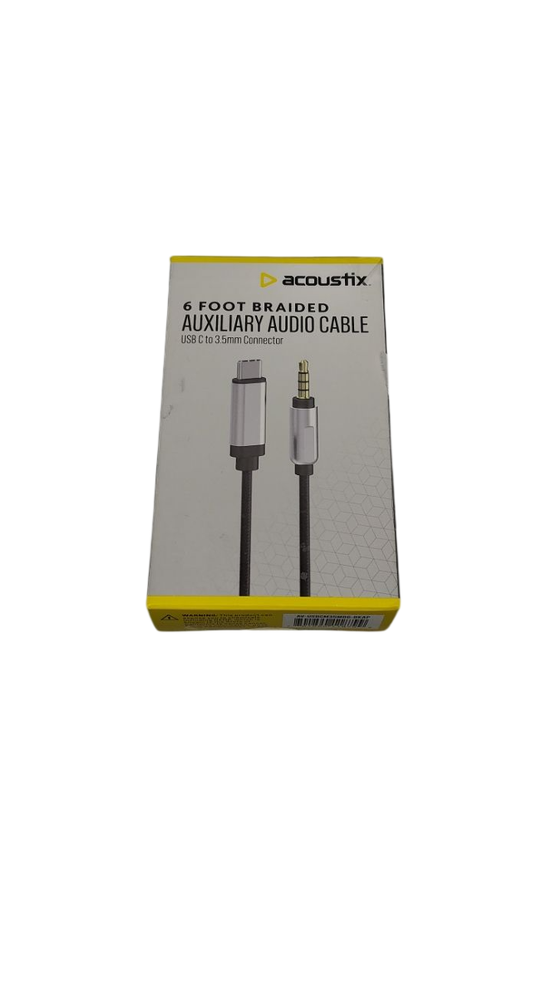 ACX USB C TO 3,5MM CABLE 6FT BK