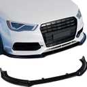 Front Bumper Lip Spoiler Splitter for Audi S3 / A3 S-line (A3 Prestige) 2015 2016 Accessories