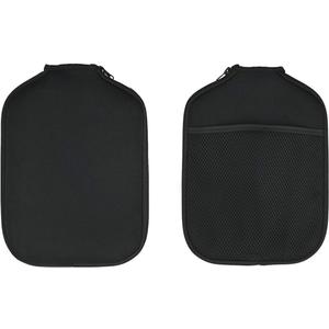 Pack of 2 Neoprene Pickleball Paddle Cover Pickleball Racket Sleeve (Black)