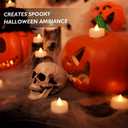 LED Candles, Tea Lights Candles Battery Operated Bulk, 50-Pack Long-Lasting 200 Hours Flameless Tealight Candles, Realistic Tea Lights for Christmas Halloween Wedding, 1.5'' D X 1.25'' H