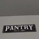 Vintage Tin Sign Pantry Open 24 Hours Sign Street Sign Retro Metal Sign for Home Bar Coffee Garden Indoor Ourdoor Decor 4"16"