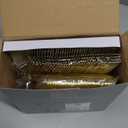 WDF 120 Pieces Gold Plastic Silverware - Disposable Flatware Set - Heavy Duty Plastic Cutlery - Silverware Includes 40 Forks, 40 Spoons, 40 Knives for Party/Wedding/Birthday/Valentine's Day