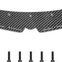 LRFHL Carbon Fiber Front Splitter Lower Bumper Guard RC Upgrade Part for 1/7 ARRMA LIMITLESS V2 F1 RC Car