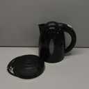 OVENTE Electric Kettle, 1.7L Fast Boiling Water Heater for Coffee or Tea, BPA Free with Water Level Gauge, Auto Shut-Off, Boil-Dry Protection, Indicator Light and Removable Filter, Black KP72B (1.8 Quarts)