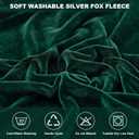 MIFXIN Velvet Stretch Couch Cover Sofa Cushion Slipcover 1 Piece Universal Elastic Sofa Seat Cover Wear-Resistant Couch Furniture Protector (Dark Green, Plus Size 3-Seater)