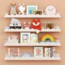 Nusery Shelves (White, 23 Inches)