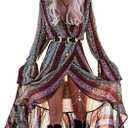 R.Vivimos Womens Summer Long Sleeve Cardigan Sexy Maxi Dresses, Large