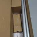 Curtain Rod 32 to 58 Inches (2.6-4.8ft), USFOOK 7/8 inch Telescoping Splicing Curtain rods for Windows 20 to 54 inches, Silver Decorative Drapery Rods for Home with Translucent Finials